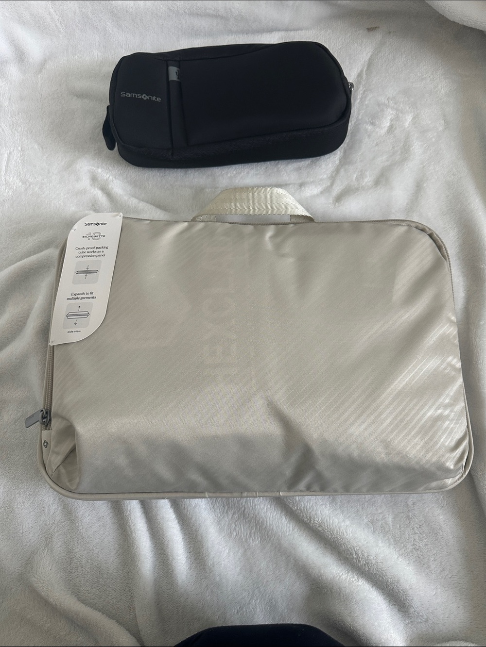 Samsonite Black & Light Gray Laptop Organizer Set